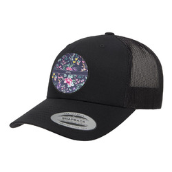 Chinoiserie Trucker Hat - Black (Personalized)