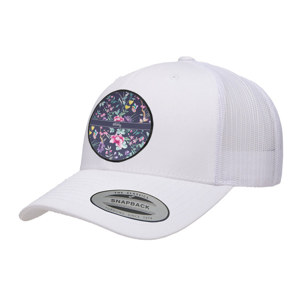 Custom Chinoiserie Trucker Hat - White (Personalized)