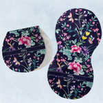 Chinoiserie Burp Pads - Velour - Set of 2 w/ Name or Text