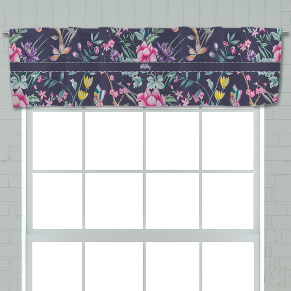 Chinoiserie Valance - Closeup on window