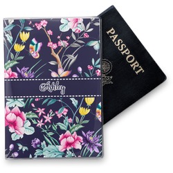 Chinoiserie Vinyl Passport Holder (Personalized)