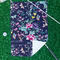 Chinoiserie Waffle Weave Golf Towel - In Context
