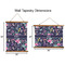 Chinoiserie Wall Hanging Tapestries - Parent/Sizing