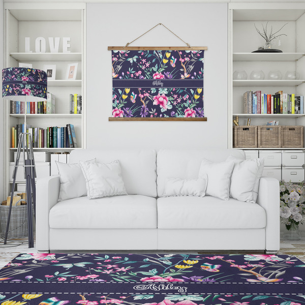 Chinoiserie Wall Hanging Tapestry - IN CONTEXT