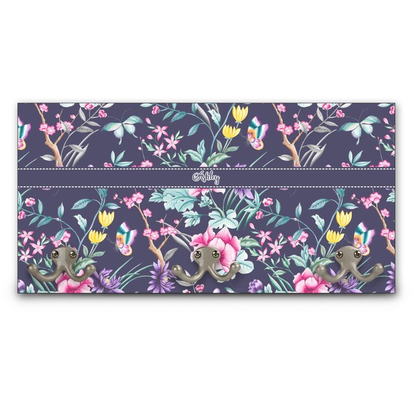 Custom Chinoiserie Wall Mounted Coat Rack (Personalized)