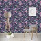 Chinoiserie Wallpaper & Surface Covering (Water Activated - Removable)