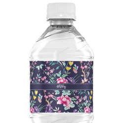 Chinoiserie Water Bottle Labels - Custom Sized (Personalized)
