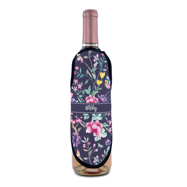 Chinoiserie Wine Bottle Apron - IN CONTEXT
