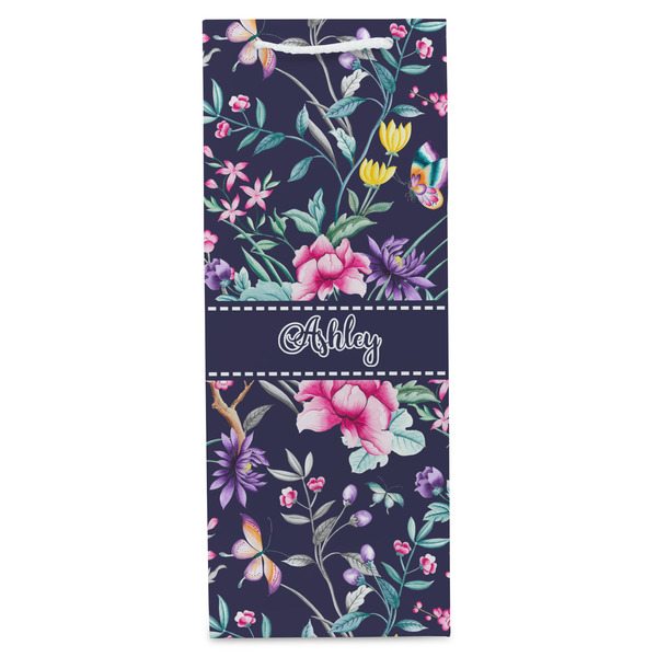 Chinoiserie Wine Gift Bag - Matte - Front