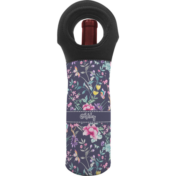 Custom Chinoiserie Wine Tote Bag (Personalized)