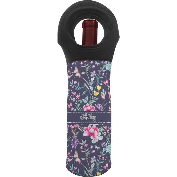 Custom Chinoiserie Wine Tote Bag (Personalized)