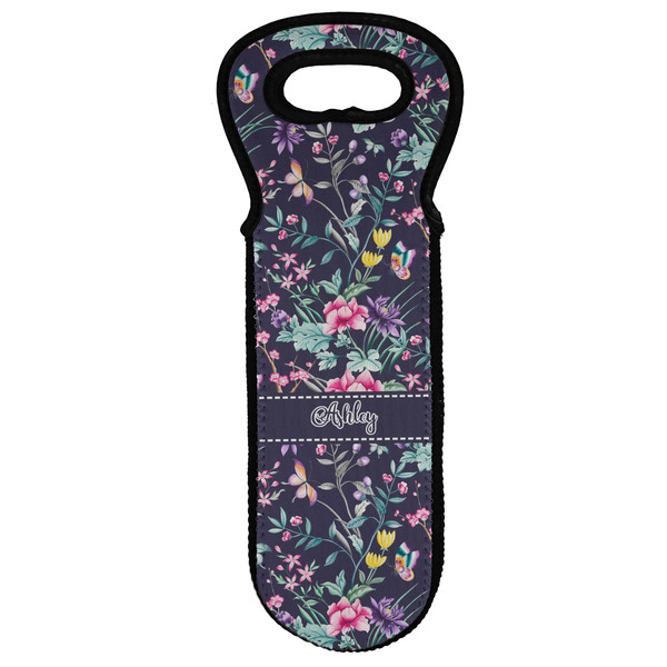 Custom Chinoiserie Wine Tote Bag (Personalized)