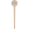 Chinoiserie Wooden 4" Food Pick - Round - Single Pick