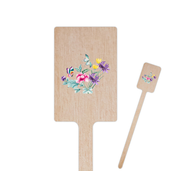 Custom Chinoiserie Rectangle Wooden Stir Sticks