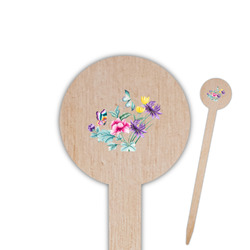 Chinoiserie Round Wooden Food Picks
