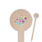 Chinoiserie 6" Round Wooden Food Picks - Single Sided