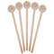 Chinoiserie Wooden 6" Stir Stick - Round - Fan View