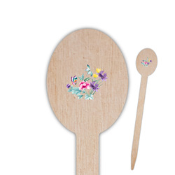 Chinoiserie Oval Wooden Food Picks - Double Sided