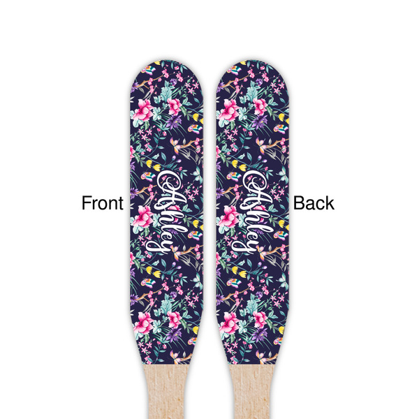 Chinoiserie Wooden Food Pick - Paddle - Double Sided - Front & Back