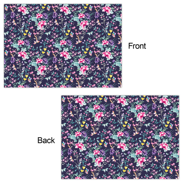 Chinoiserie Wrapping Paper Sheet - Double Sided - Front & Back