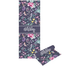 Chinoiserie Yoga Mat - Printed Front and Back (Personalized)