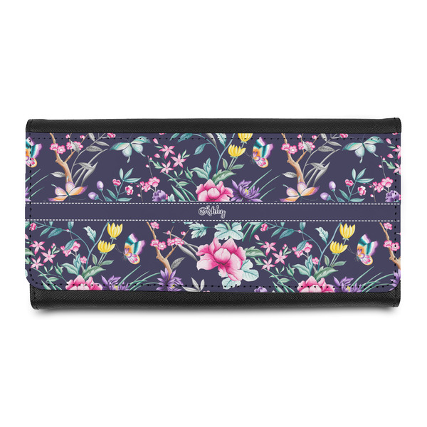 Custom Chinoiserie Leatherette Ladies Wallet (Personalized)
