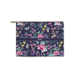 Chinoiserie Zipper Pouch - Small - 8.5"x6" (Personalized)