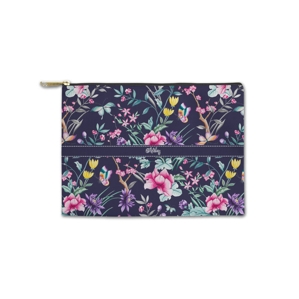 Custom Chinoiserie Zipper Pouch - Small - 8.5"x6" (Personalized)