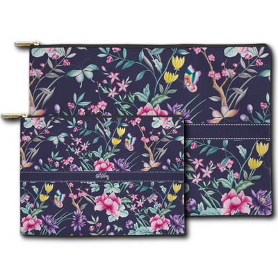 Chinoiserie Zipper Pouch (Personalized)