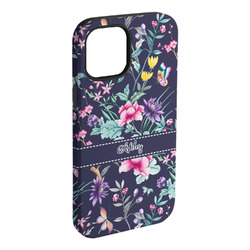 Chinoiserie iPhone Case - Rubber Lined - iPhone 15 Plus (Personalized)