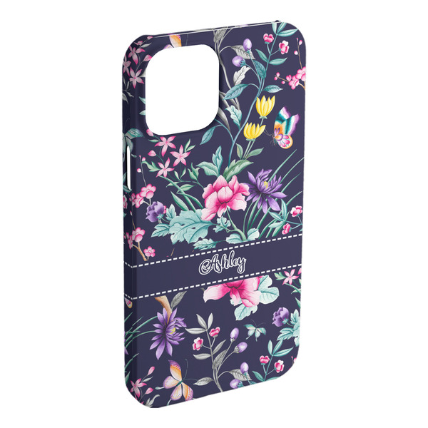 Custom Chinoiserie iPhone Case - Plastic (Personalized)
