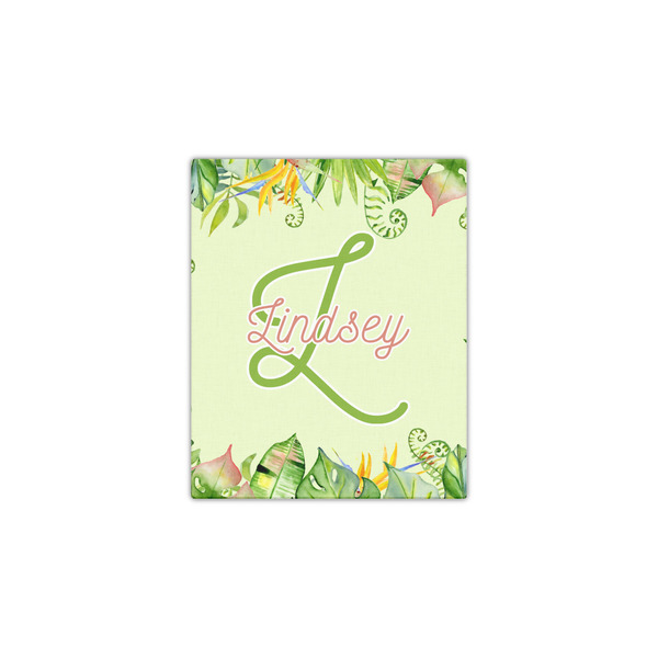 Tropical Leaves Border 11x14 - Canvas Print - Front View