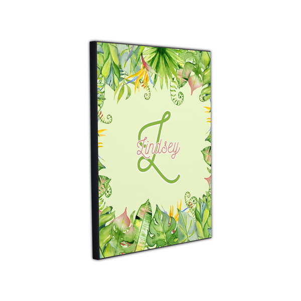 Tropical Leaves Border 11x14 Wood Print - Angle View