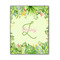 Tropical Leaves Border Wood Print - 11x14 (Personalized)