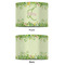 Tropical Leaves Border 12" Drum Lampshade - APPROVAL (Fabric)