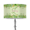 Tropical Leaves Border 12" Drum Lamp Shade - Poly-film (Personalized)