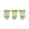 Tropical Leaves Border 12 Oz Latte Mug - Approval