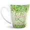 Tropical Leaves Border 12 Oz Latte Mug - Front Full