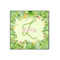 Tropical Leaves Border 12x12 Wood Print - Front View