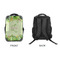 Tropical Leaves Border 15" Backpack - APPROVAL