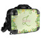 Tropical Leaves Border 15" Hard Shell Briefcase - FRONT