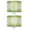 Tropical Leaves Border 16" Drum Lampshade - APPROVAL (Fabric)