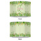 Tropical Leaves Border 16" Drum Lampshade - APPROVAL (Poly Film)