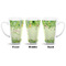 Tropical Leaves Border 16 Oz Latte Mug - Approval