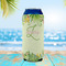 Tropical Leaves Border 16oz Can Sleeve - LIFESTYLE