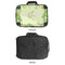 Tropical Leaves Border 18" Laptop Briefcase - APPROVAL