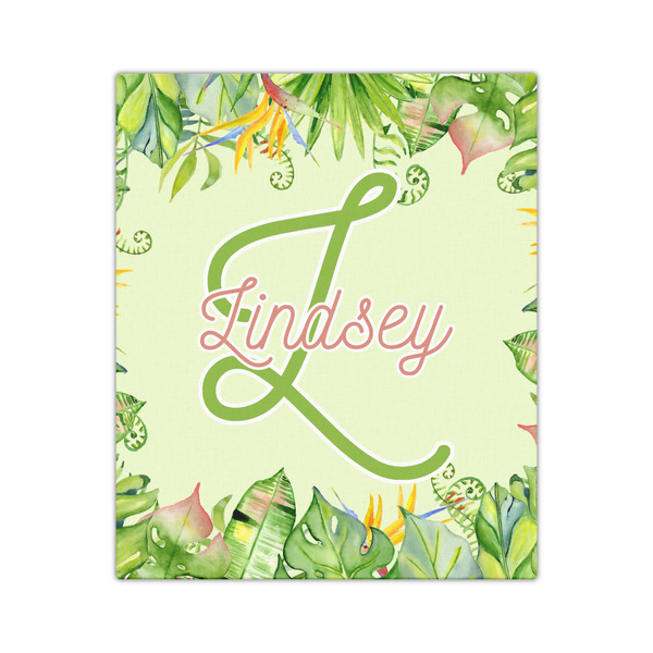 Tropical Leaves Border 20x24 - Canvas Print - Front View