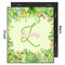 Tropical Leaves Border 20x24 Wood Print - Front & Back View