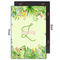 Tropical Leaves Border 20x30 Wood Print - Front & Back View