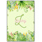 Tropical Leaves Border Wood Print - 20x30 (Personalized)